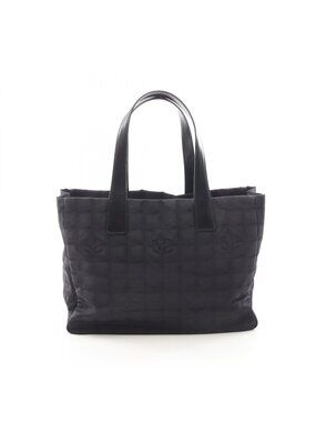 Chanel Tote New Travel Line Black Leather